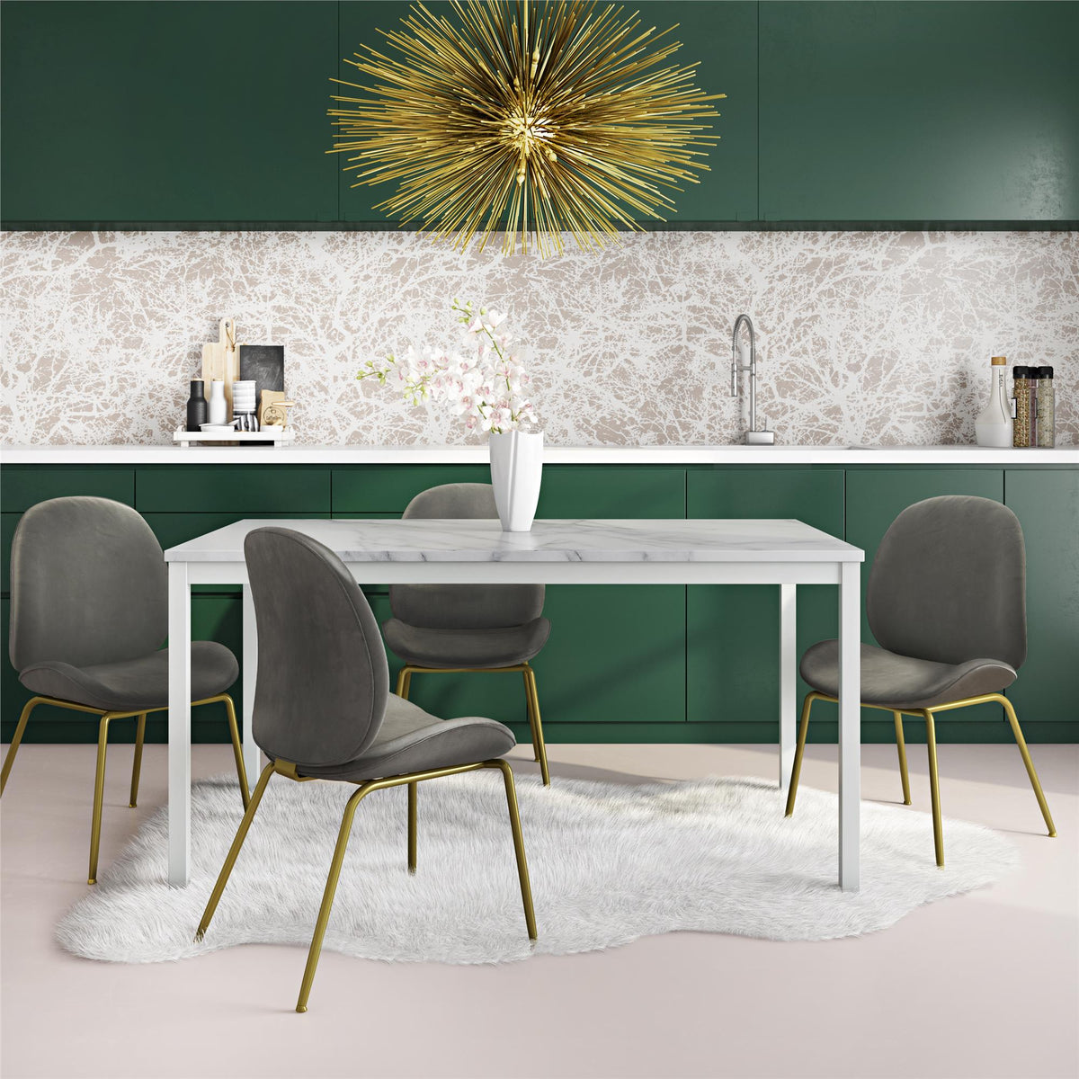 Cosmoliving by cosmopolitan store greta dining table