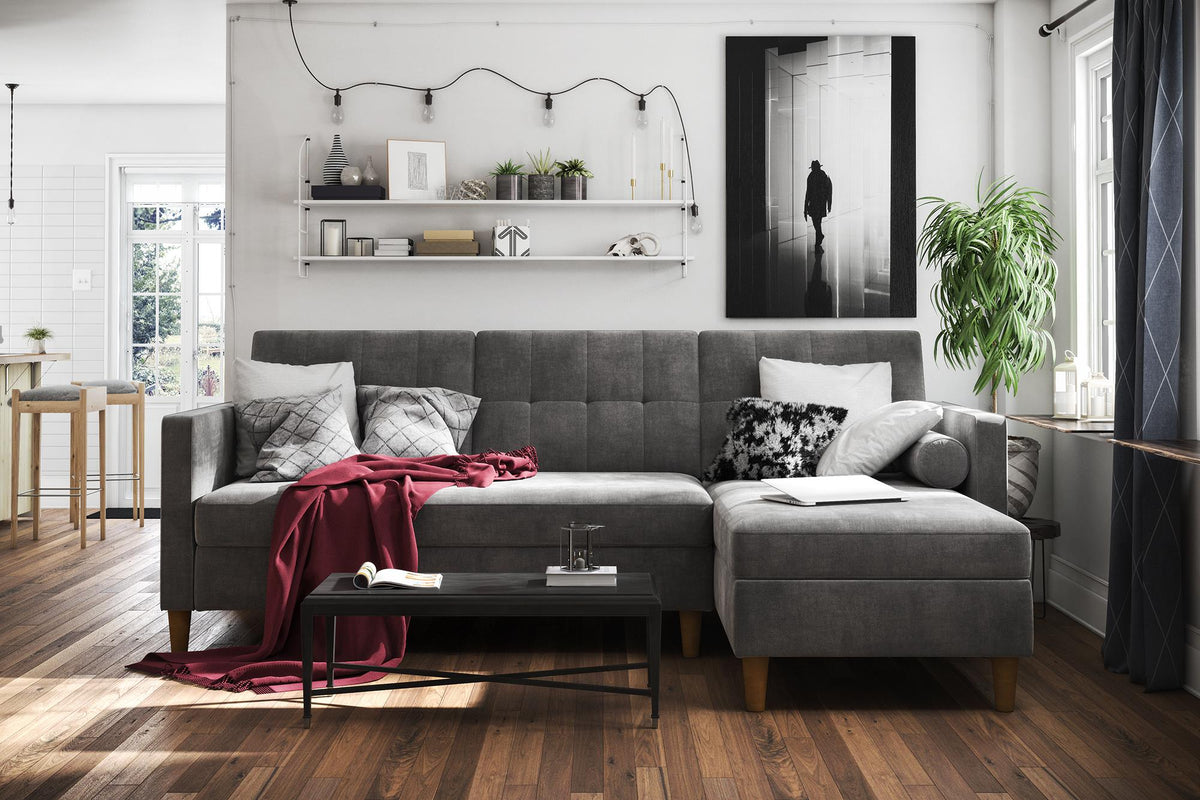 Hartford storage sales sectional futon
