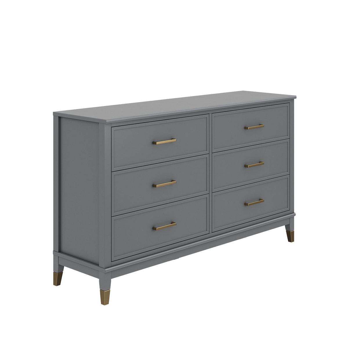 COSMOLIVING WESTERLEIGH 6D DRESSER GRAPHITE GREY (BOX 1/2) Dorel Home Europe COSMOLIVING WESTERLEIGH 6D DRESSER GRAPHITE GREY (BOX 1/2) Dorel Home Europe