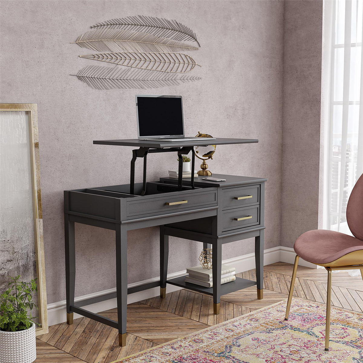 Lift top hot sale standing desk
