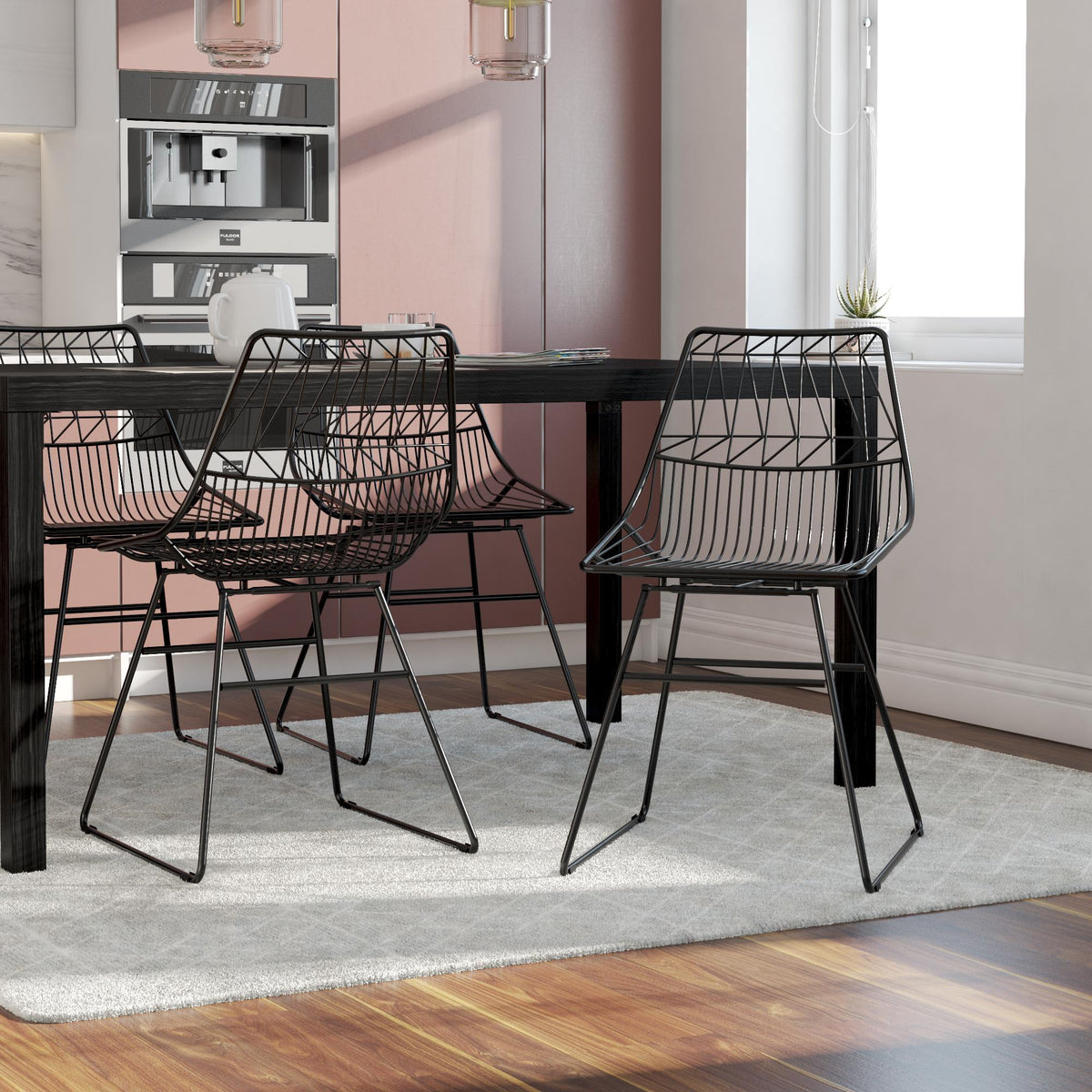 Astrid wire deals metal counter stool