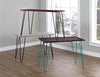 OWEN RETRO DESK ESPRESSO/TEAL - Espresso - N/A