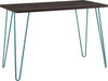 OWEN RETRO DESK ESPRESSO/TEAL - Espresso - N/A