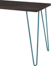 OWEN RETRO DESK ESPRESSO/TEAL - Espresso - N/A