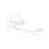 NOVOGRATZ POOLSIDE GOSSIP , CONNIE OUTDOOR CHAISE LOUNGE, WHITE AND ROSEWATER - White - N/A
