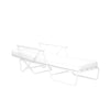 NOVOGRATZ POOLSIDE GOSSIP , CONNIE OUTDOOR CHAISE LOUNGE, WHITE AND ROSEWATER - White - N/A