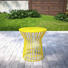 NOVOGRATZ POOLSIDE GOSSIP, ROBERTA OUTDOOR/INDOOR SIDE TABLE, YELLOW - Yellow - N/A