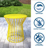 NOVOGRATZ POOLSIDE GOSSIP, ROBERTA OUTDOOR/INDOOR SIDE TABLE, YELLOW - Yellow - N/A