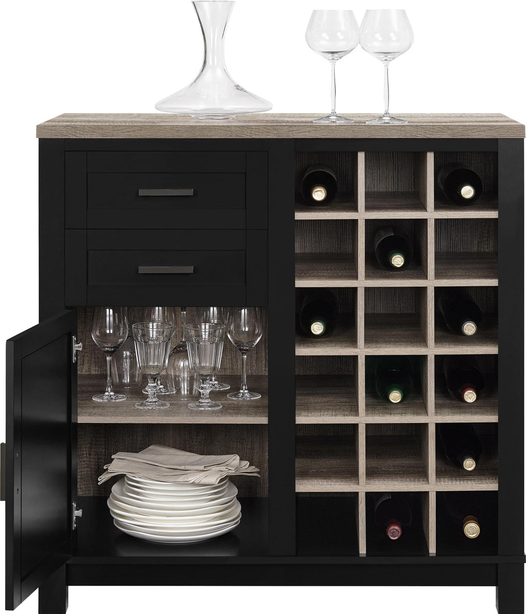 Dorel carver bar cabinet sale