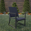 COSCO OUTDOOR FURNITURE, PATIO DINING CHAIRS, 6 PACK, NAVY SLING - Navy - N/A