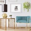 COSMOLIVING ROONEY ACCENT CHAIR TEAL - Teal - N/A