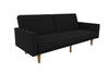 PAXSON CLIC CLAC SOFA BED LINEN BLACK - Black - N/A