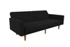 PAXSON CLIC CLAC SOFA BED LINEN BLACK - Black - N/A