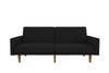 PAXSON CLIC CLAC SOFA BED LINEN BLACK - Black - N/A