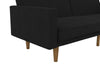 PAXSON CLIC CLAC SOFA BED LINEN BLACK - Black - N/A