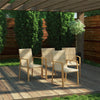 QUEER EYE PALMER OUTDOOR DINING CHAIRS, 4-PACK, TAN - Tan - N/A