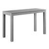 PARSONS COMPUTER DESK WITH 2 DRAWERS, GRAY - Gray - N/A