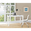 PARSONS COMPUTER DESK WITH 2 DRAWERS, WHITE - White - N/A