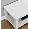 PARSONS TV STAND 65IN WHITE - White - N/A