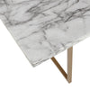 COSMOLIVING (US) Edith Rectangular Faux Marble Dining Table - Faux Marble - N/A