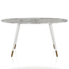 COSMOLIVING AMARI FAUX MARBLE DINING TABLE - Faux Marble - N/A