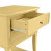 FRANKLIN ACCENT TABLE WITH 2 DRAWERS YELLOW - Yellow - N/A
