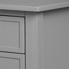FRANKLIN ACCENT TABLE WITH 2 DRAWERS GREY - Gray - N/A