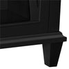 ELLINGTON DOUBLE DOOR ACCENT CABINET BLACK - Black - N/A