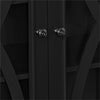 ELLINGTON DOUBLE DOOR ACCENT CABINET BLACK - Black - N/A