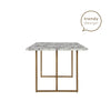 COSMOLIVING (US) Edith Rectangular Faux Marble Dining Table - Faux Marble - N/A