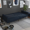 PAXSON CLIC CLAC SOFA BED LINEN NAVY BLUE - Navy - N/A