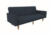 PAXSON CLIC CLAC SOFA BED LINEN NAVY BLUE - Navy - N/A