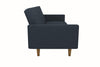 PAXSON CLIC CLAC SOFA BED LINEN NAVY BLUE - Navy - N/A