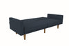 PAXSON CLIC CLAC SOFA BED LINEN NAVY BLUE - Navy - N/A