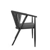 COSMOLIVING (UK) Circi Dining Chairs 4PK Black and Charcoal - Charcoal - N/A