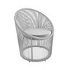 COSMOLIVING (UK) Taura Resin Lounge Chair Outdoor Light Grey - N/A - N/A