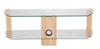ALPHASON CENTURY 1200 TV STAND - LIGHT OAK & CLEAR GLASS - Light Oak with clear glass - 1200