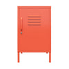 NOVOGRATZ (UK) Cache Metal Locker End Table Orange - Orange - N/A
