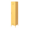 NOVOGRATZ (UK) Cache Single Metal Locker Storage Cabinet YLLW - Yellow - N/A