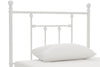 MANILA METAL BED UK SINGLE - WHITE - White - N/A