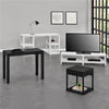 PARSONS TV STAND 65IN WHITE - White - N/A