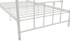 MANILA METAL BED UK SINGLE - WHITE - White - N/A