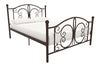 BOMBAY METAL BED BRONZE DOUBLE UK - Bronze - N/A