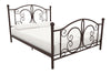 BOMBAY METAL BED BRONZE DOUBLE UK - Bronze - N/A