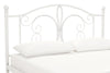 BOMBAY METAL BED WHITE DOUBLE UK - White - N/A