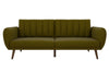 NOVOGRATZ BRITTANY LINEN FUTON  GREEN - Green - N/A