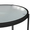 QE Wainwright Round End Table Black Oak - Black Oak - N/A