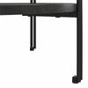 QE Wainwright Round End Table Black Oak - Black Oak - N/A