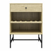 QE Tamlin Beverage Cabinet Linseed Oak - Linseed Oak - N/A