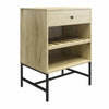 QE Tamlin Beverage Cabinet Linseed Oak - Linseed Oak - N/A